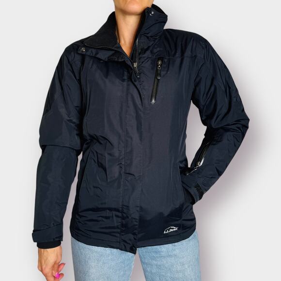L.L.Bean black ski jacket - Picture 2 of 8